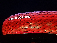 Arena beim Heimfahren